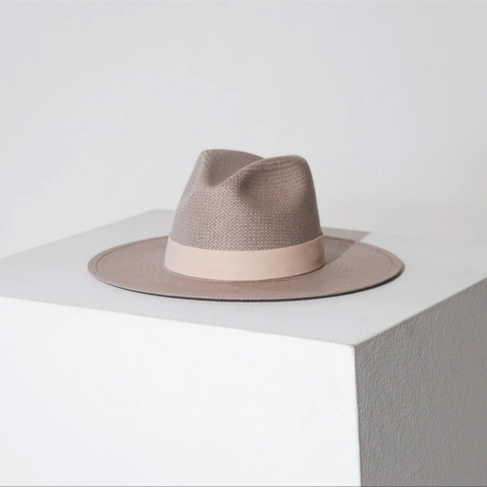 ISO Janessa Leone Packable Straw Hat- Meadow